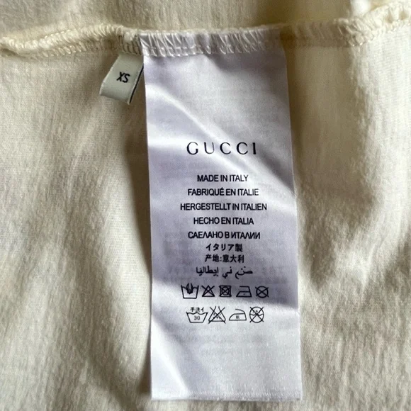 Gucci Chateau Marmont Oversized Cotton T-Shirt - XS Streetwear Luxury Designer - Picture 12 of 16